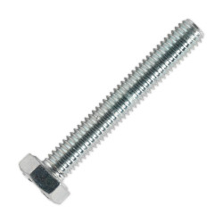 Sealey SS640 HT Setscrew M6 x 40mm 8.8 Zinc DIN 933 Pack of 50