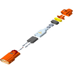 TE Connectivity YHV280-2PM-P-4MM-A AMP&#x2B; Connector Kit For Emobility