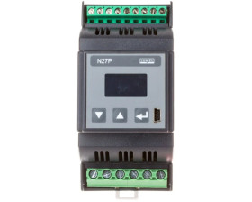 Miernik cyfrowy na szynę wej. 1-faz. wej. I 1A/5A X/1A X/5A 2 wyjścia przekaźnikowe N27P 1100P0
