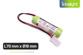 Pakiet akumulatorów LiFePO4 1x18650 3,2V 1500mAh do Starlet White II - L70 x Ø18 / 94916