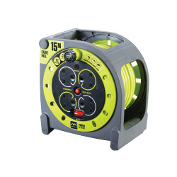Masterplug HMU15134SL-PX PRO-XT Case Cable Reel 240V 13A 4-Socket 15m