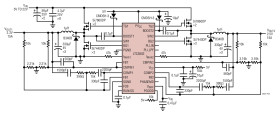 Dual 550kHz Synchronous 2-Phase DC/DC Controller with Programmable Up/Down Tracking