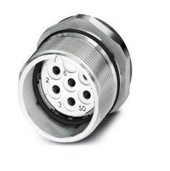 Złącze wielostykowe przemysłowe 7-pinowe M23 Montaż przedni Gniazdo Phoenix Contact