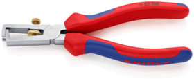Stripping pliers for plastic-coated cables, rubber-coated cables, 10 mm², AWG 8, cable Ø 5 mm, L 160 mm, 170 g, 11 05 160