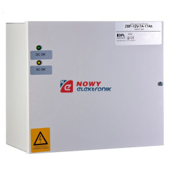 Zasilacz buforowy 13,8V-7A/17Ah 280x280x80 ZBF-12V-7A-17Ah