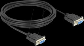 86826 Serial Cable RS-232 D-Sub9 female to female with narrow plug hou
