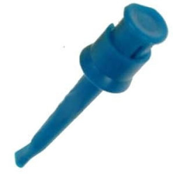 Chwytak pomiarowy haczykowy niebieski, długość 55mm