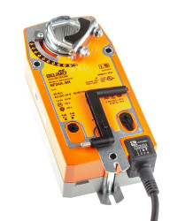 Siłownik przepustnic powietrza 24 V AC/DC Modulowanie Sprężynowy mechanizm powrotny 20Nm 4m²