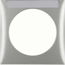 Integro Flow Ramka pojedyncza z polem opisowym chrom mat lakierowany 918032568