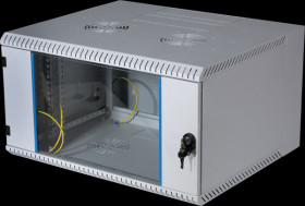 691618VGR.60 19" wall-mounted housing, 18U, depth 600 mm