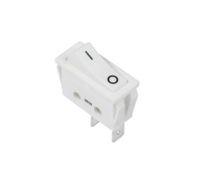 PRZEŁĄCZNIK KOŁYSKOWY 2POZ. 2PIN ON-ON 250V/15A BIAŁY MK111