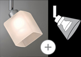 60015 DecoSystems Quad shade, max. 50 W, glass