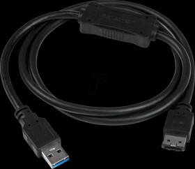USB3S2ESATA3 Adapter cable USB A to eSATA, 0,8 m