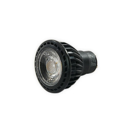 Żarówka LED COB 5W 350lm GU10 3000K 230V czarna 113911 Lightech