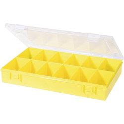 H&#xFC;nersdorff 611800 Assortment Box 12 Compartments 335x225x55mm