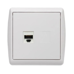 KOS1 Gniazda komputerowe RJ45 kat.5e białe 110465