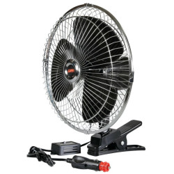 Wentylator samochodowy 24V 10" (*) TIR oscylacyjny wiatrak LAMPA