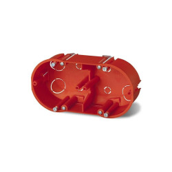Puszka p/t 60 podwójna do karton-gipsu 0210-00 pomarańczowa PK-2X60 GK Elektro-Plast Nasielsk