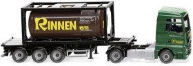 Wiking 053606 H0 Model ciężarówki MAN Naczepa cysterna TGX "Rinnen"