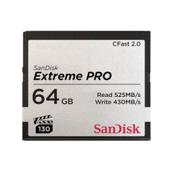 SanDisk SDCFSP-064G-G46D Extreme Pro CFast card 64GB High-performance storage