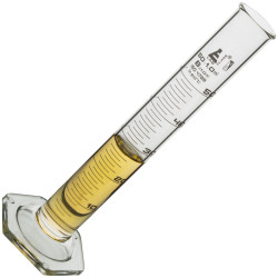 LabGlass Cylinder Hexagonal Base with Spout 50ml Class &#x27;B&#x27; Pack of 2