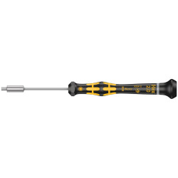 Wera 05030412001 1569 ESD Kraftform Micro Nutdriver Screwdriver 2.0 x 60 mm
