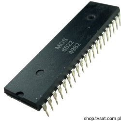 6522 MOS 6522 Interface Adapter DIP40 MOS USED