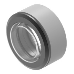 Ramka przycisku, Kołnierz przedni, do uzytku z: Przycisk, Okrągły