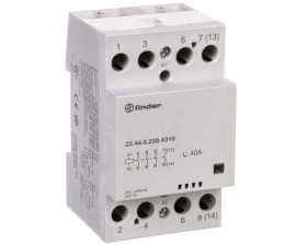 Stycznik modułowy 4Z 40A 230V AC/DC wskaźnik zadziałania 22.44.0.230.4310