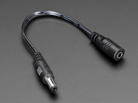 3.8/1.3mm or 3.5/1.1mm to 5.5/2.1mm DC Jack Adapter Cable