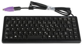 Klawiatura Kompaktowa przewodowa, kolor: Czarny, PS/2, USB, QWERTY (USA), CHERRY