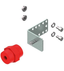 Wspornik z izolatorem INS do 1 szyny prądowej montowanej w poziomie na wspornikach WP-T LG-T-INH1-A 001341851