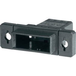 TE 1-178802-3 Dynamic D-3100 Tab Housing Panel Mount 1 x 3P Black