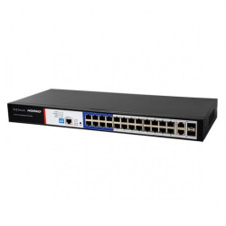 Switch PoE Hored PS3024S 24 porty 100Mbps + 2 porty 1000Mbps