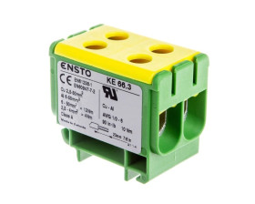 Zacisk rozdzielczy żółto/zielony Al/Cu 6-50mm2 KE-66.3