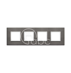 Ramka ozdobna Eikon Evo, 2+2+2+2M, Lava Grey, 21669.03