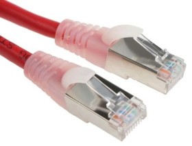 Kabel kat. 5e F/UTP Czerwony 10m