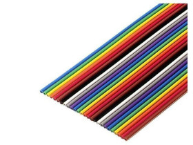 3302-34 Przewód o dł 30,5m wstążkowy 34x28AWG 1,27mm linka Cu nieekranowany PVC