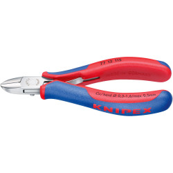 Knipex 77 12 115 Electronics Diagonal Cutters Round Head 115mm