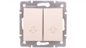 Logi Łącznik Żaluzjowy Śrubowy 10Ax 250V Kremowy 021100103 25137