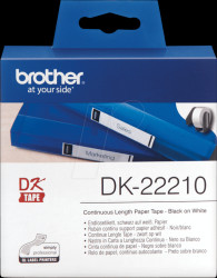 DK-22210 Continuous label (paper) - white, 29 mm