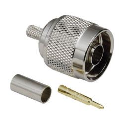 BKL 0404066 N Connector Plug Straight 50&#x3A9; High Frequencies to 11 GHz