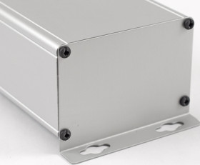 Aluminum enclosure, (L x W x H) 220 x 89 x 56 mm, natural, IP54, 1455ZT2201