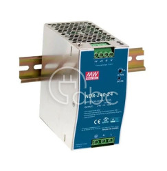 Zasilacz impulsowy 230 V AC/24 V DC, 10 A, 240 W, NDR-240-24