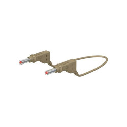 St&#xE4;ubli 669407-10027 XZG425 connection cable, brown, 4mm plugs, PVC insulation