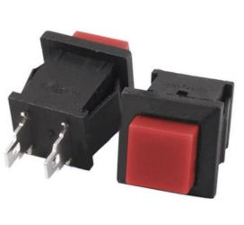 Przycisk PBS-14Bg Chwilowy - czerwony