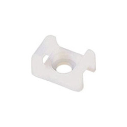 TruComponents 41131 Cable mount Screw fixing Wh 1pcs