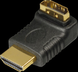 C 201 AL Adapter, HDMI connector/socket, 90°