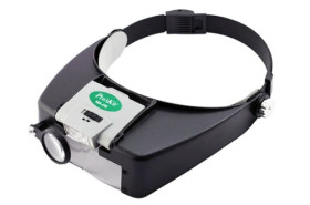 MA-16 Lupa nagłowna z podświetleniem LED, powiększenie 1,8x, 2,6x, 5,8x