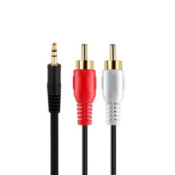 KABEL STEREO 1,5M CHINCH RCA DO JACK